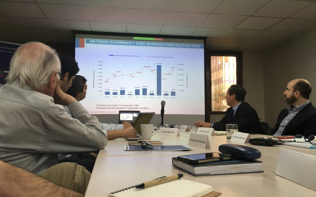 Diálogo entre el sector público y la academia sobre incendios forestales
