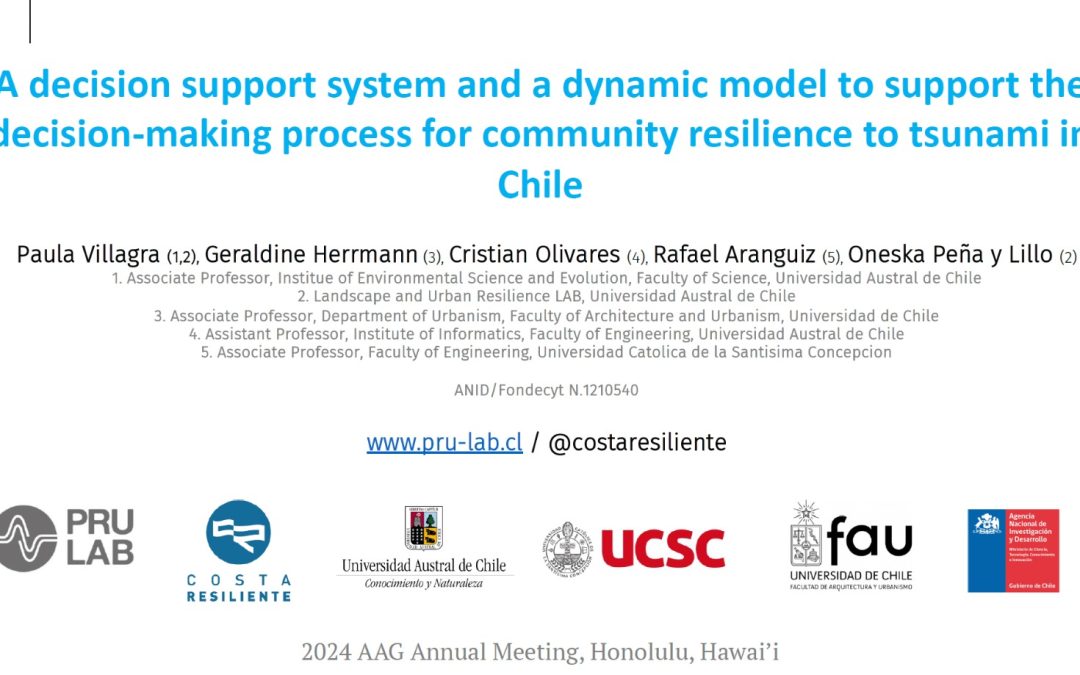 Participación en la «AAG Annual Meeting 2024»