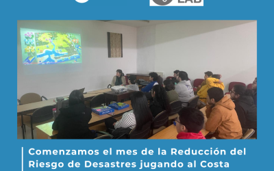 Comenzamos el mes de la Reducción del Riesgo de Desastres jugando al Costa Resiliente con Geografía UACh