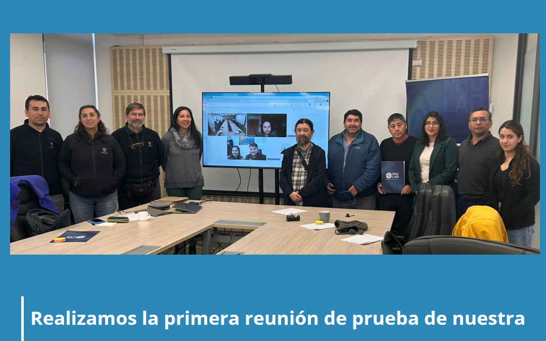 Realizamos la primera reunión de prueba de nuestra aplicación con equipos Municipales