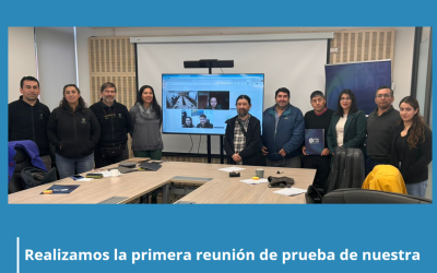 Realizamos la primera reunión de prueba de nuestra aplicación con equipos Municipales