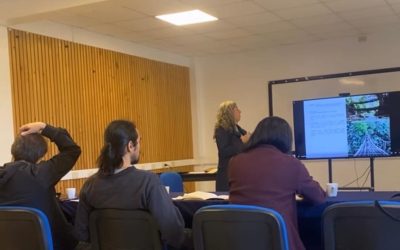 Tesista del Magíster en Estudios de Paisaje UACh aprueba primer hito con investigación sobre arquitectura efímera y procesos naturales