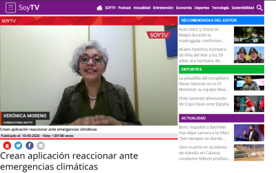 Directora de Cultiva Resiliencia fue entrevistada en SoyTV